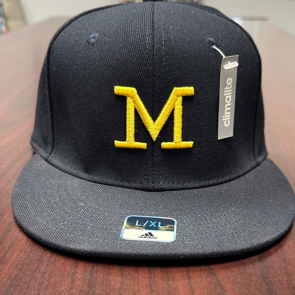adidas Other - NWT University of Michigan Flat Bill Cap